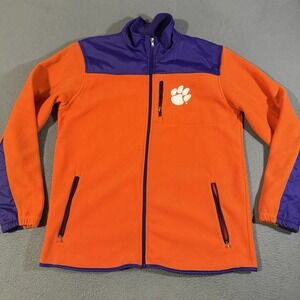 Clemson Tigers Genuine Stuff Orange &‎ Purple Acc Jacket Unisex Size Medium NWOT